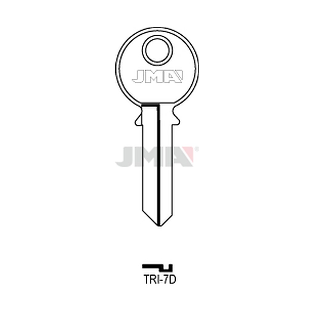Clé plate acier TRI-7D