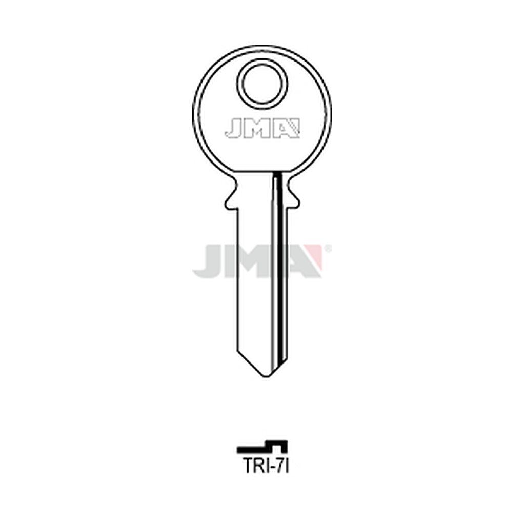 Clé plate acier TRI-7I