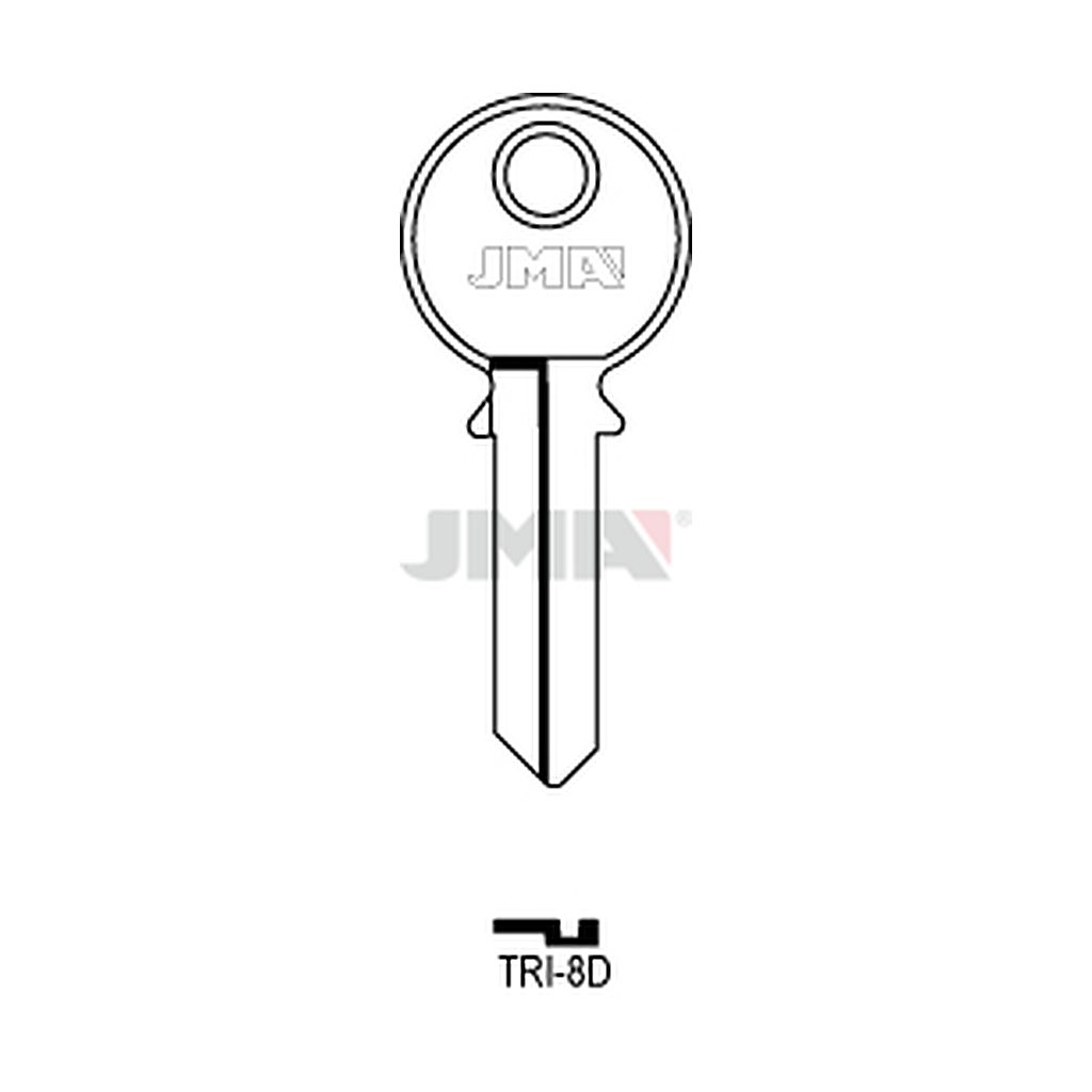 Clé plate acier TRI-8D
