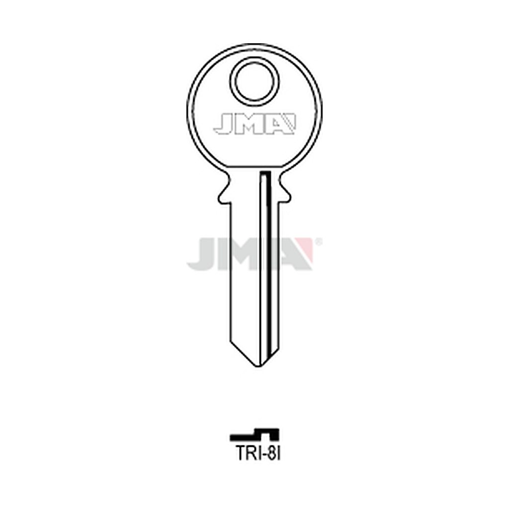 Clé plate acier TRI-8I