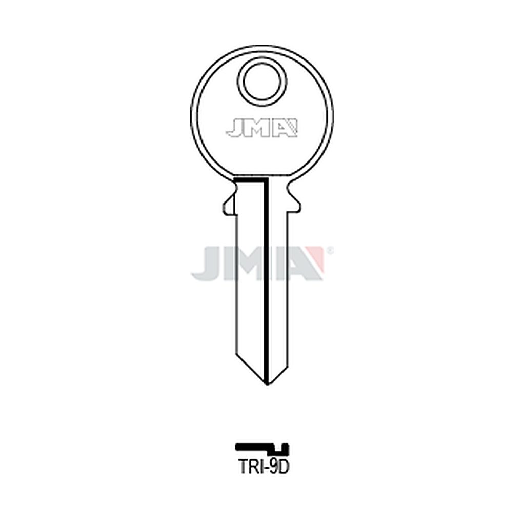 Clé plate acier TRI-9D