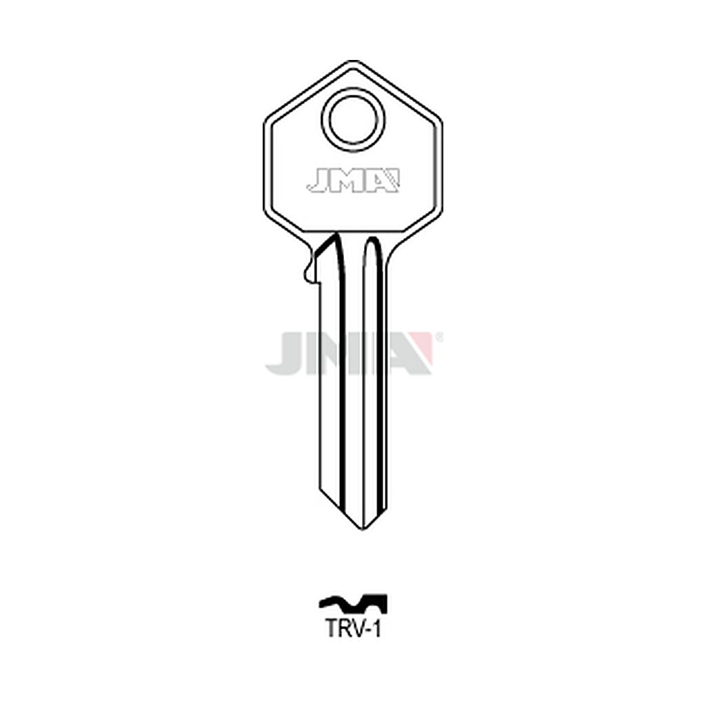 Clé plate acier TRV-1