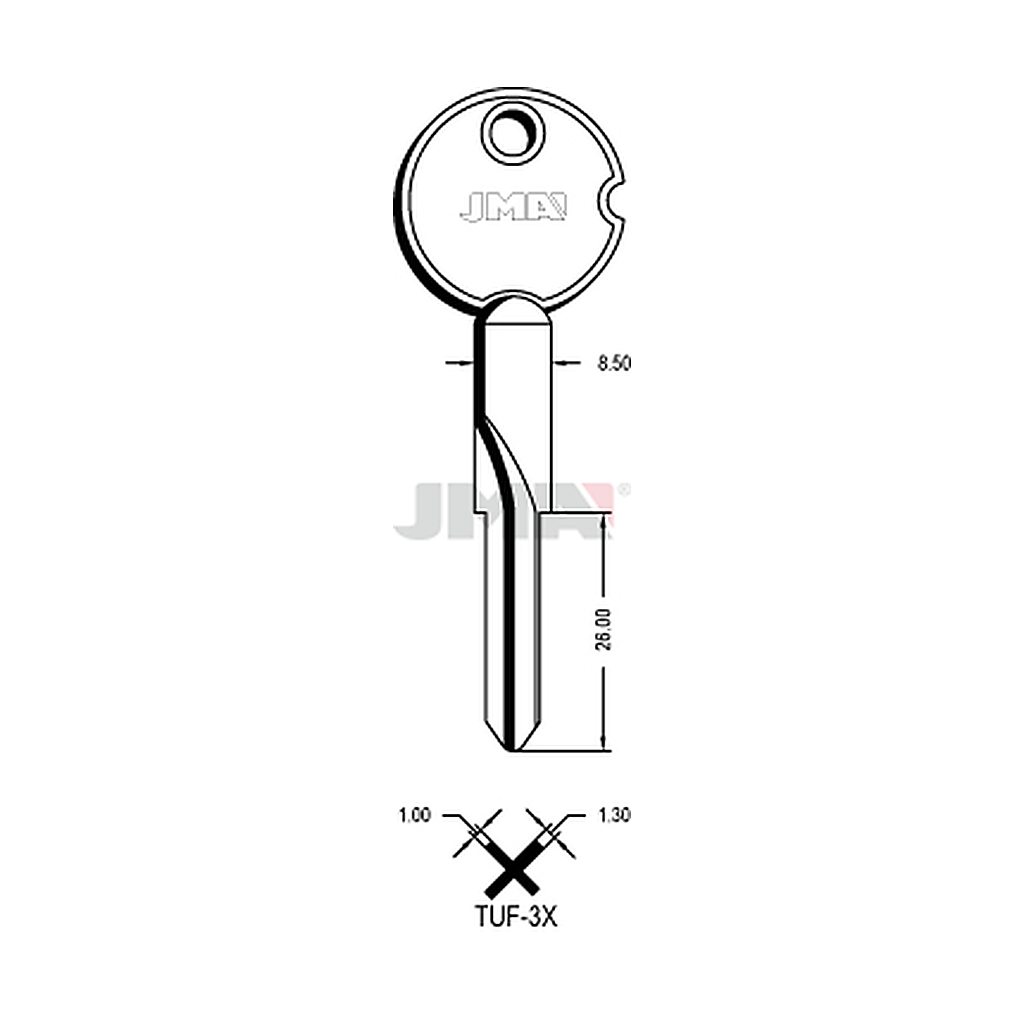 Clé cruciforme TUF-3X
