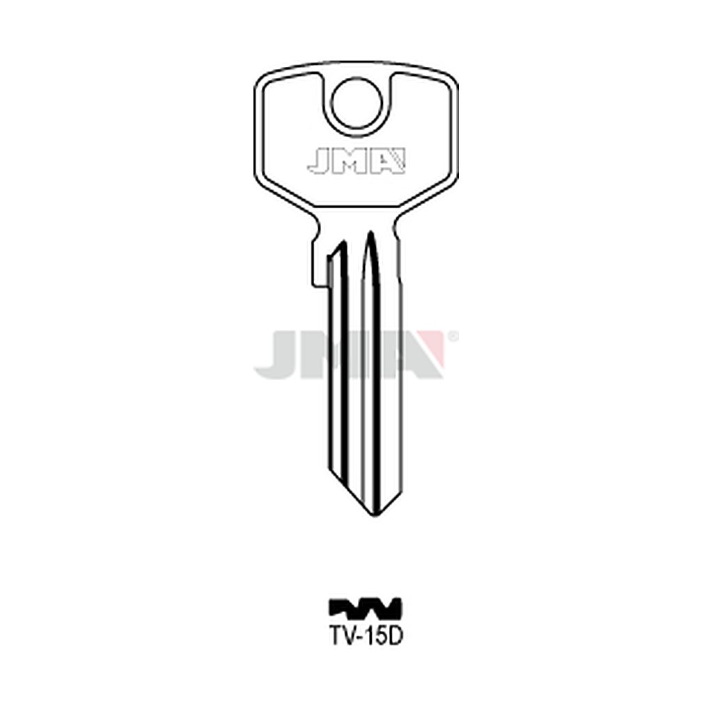 Clé plate acier TV-15D