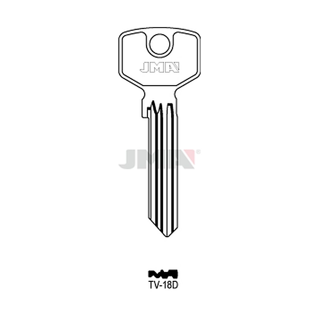 Clé plate ps laiton TV-18D