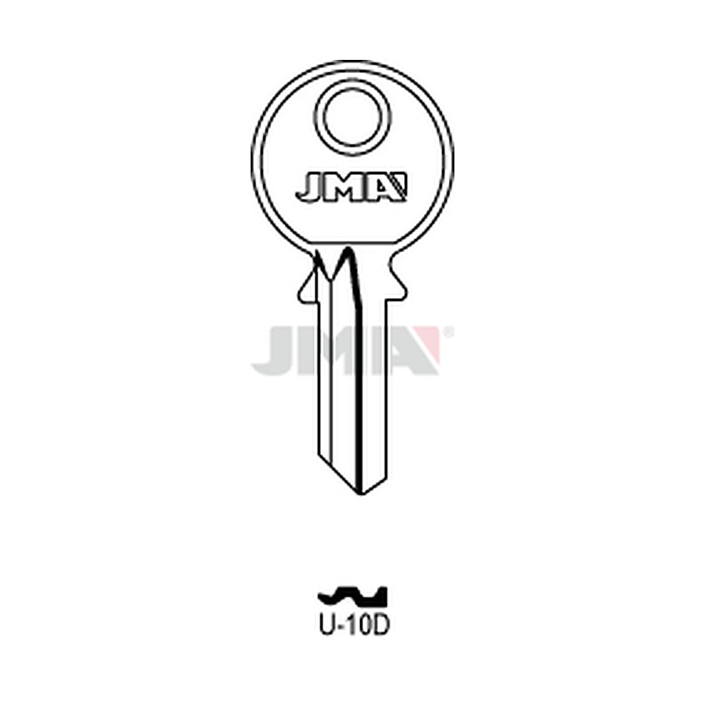 Clé plate acier U-10D