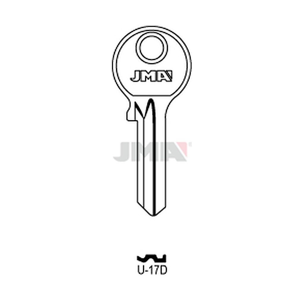Clé plate acier U-17D