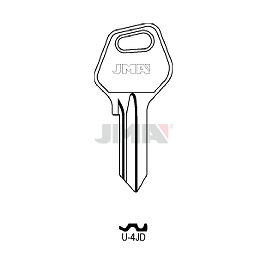 Clé plate acier U-4JD