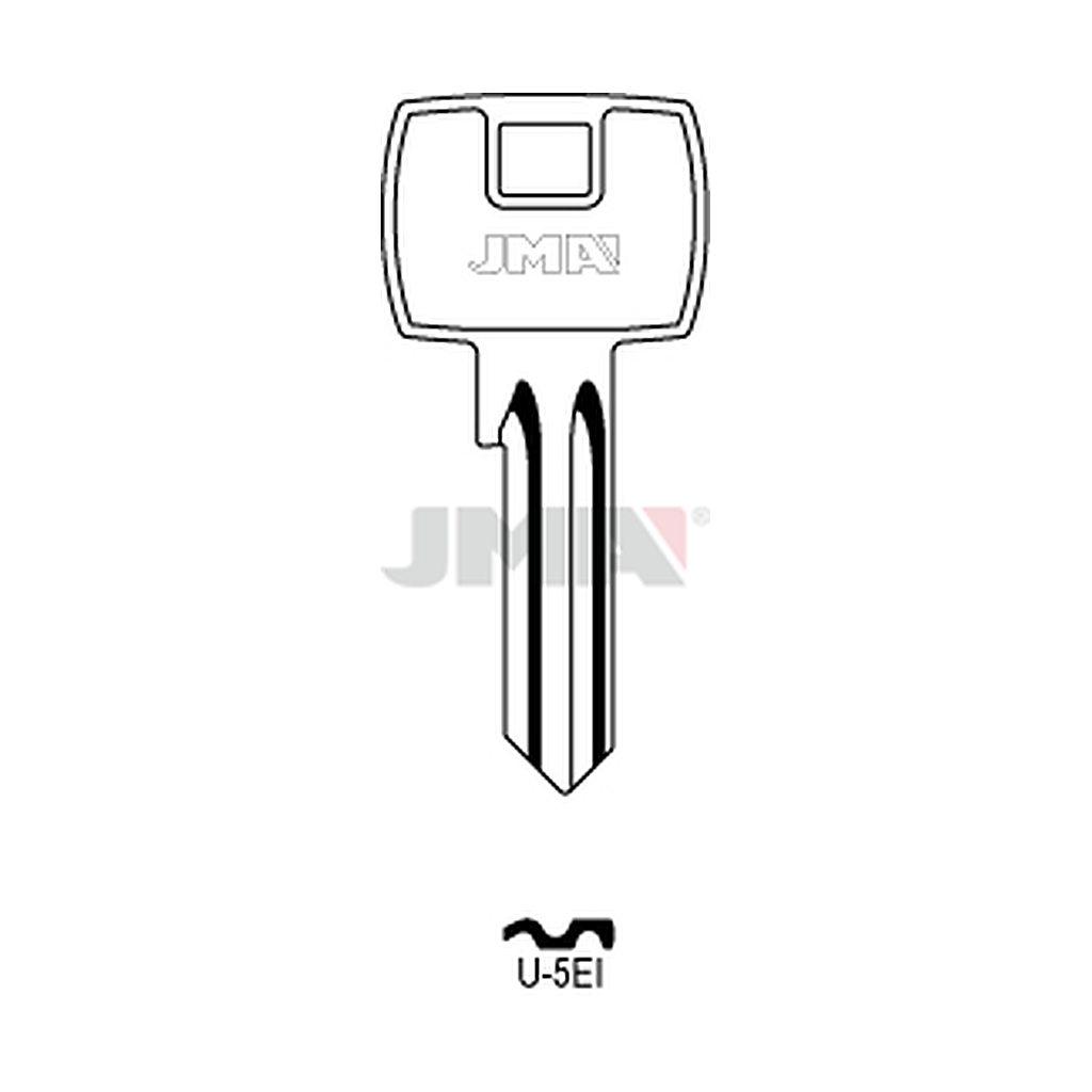 Clé plate acier U-5EI