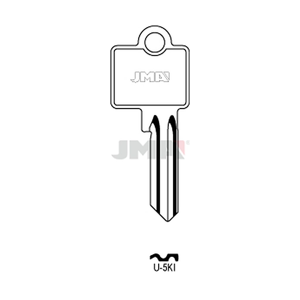Clé plate acier U-5KI