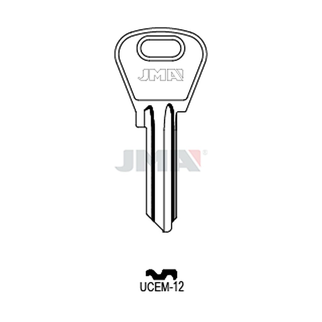 Clé plate acier UCEM-12