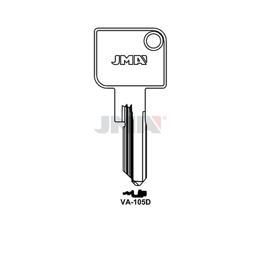 Clé spec.cyl hors tarif vmi VA-105D