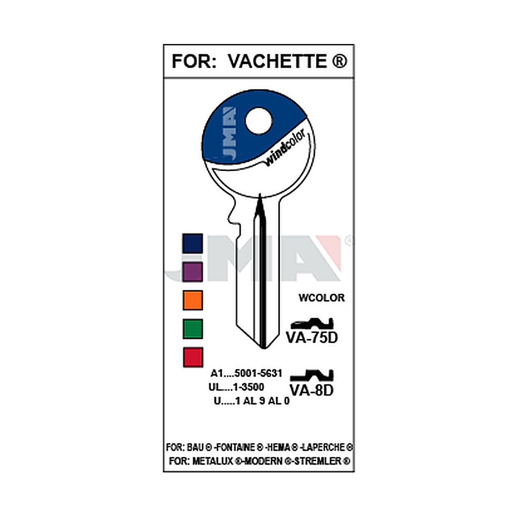 Clé plate windcolor VA-8DWC
