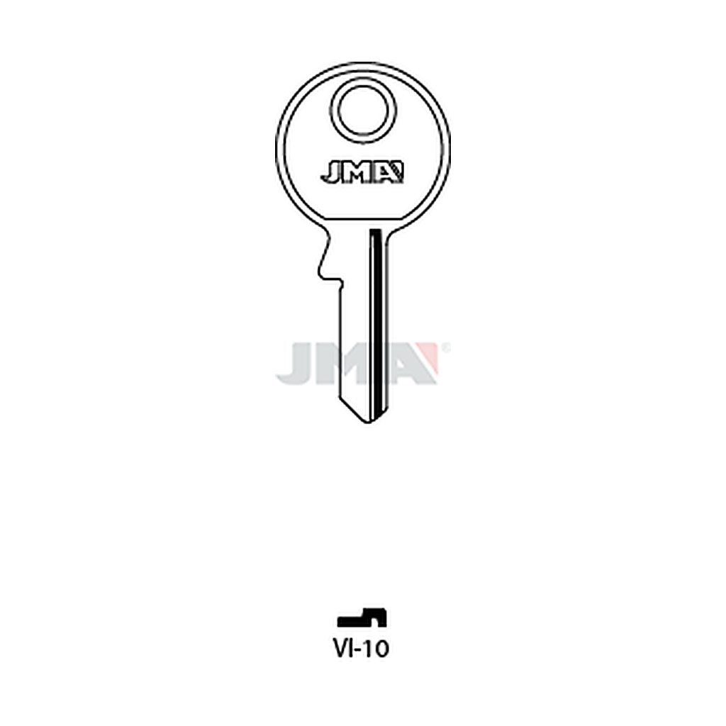 Clé plate acier VI-10