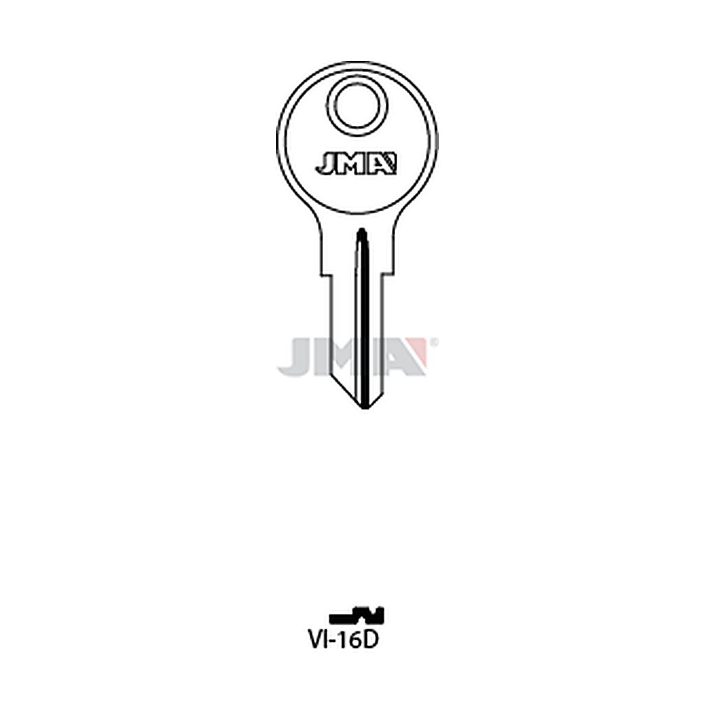 Clé plate laiton VI-16D