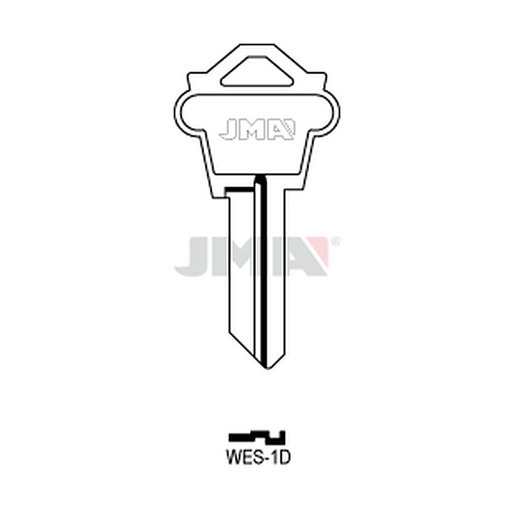 Clé plate acier WES-1D
