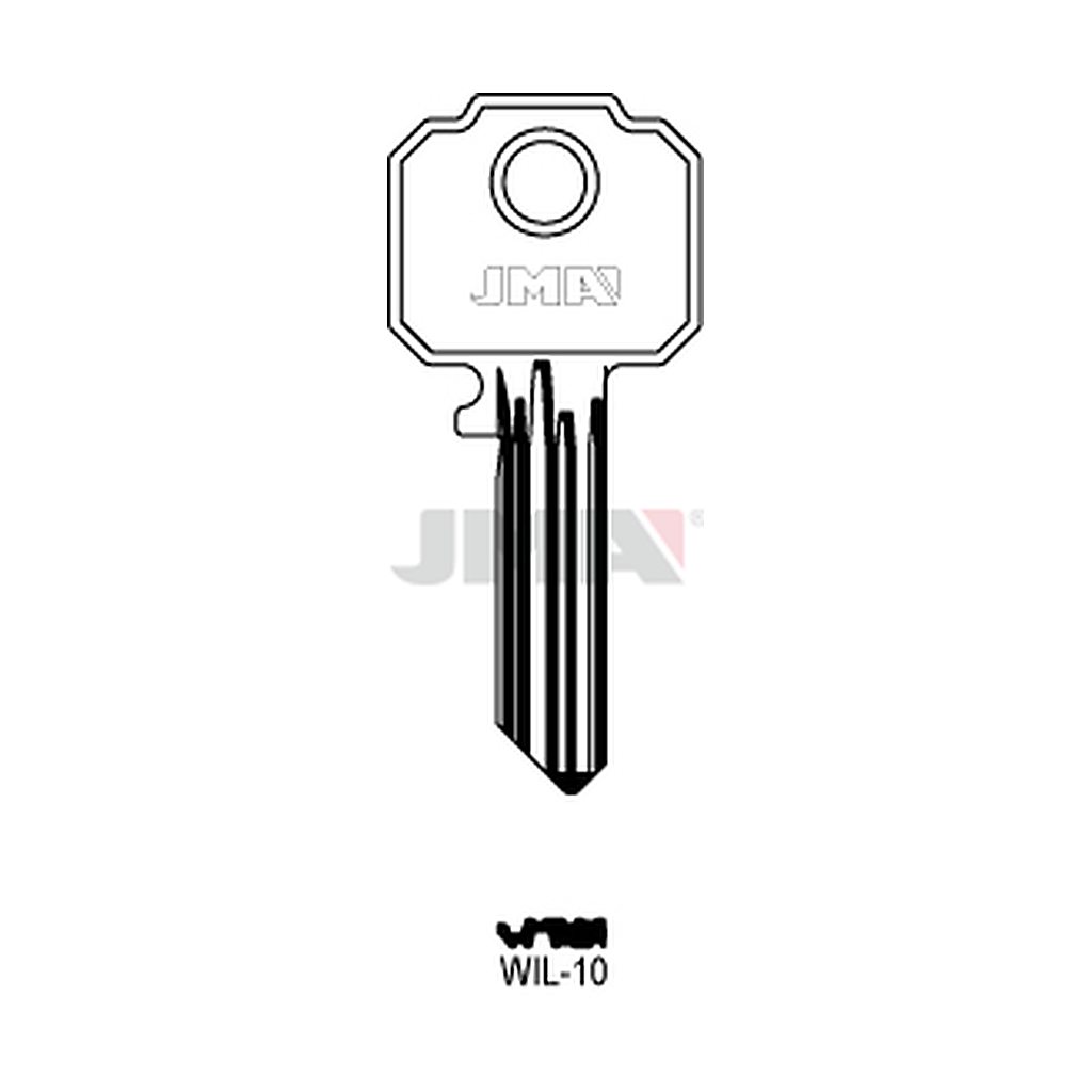 Clé plate ps acier WIL-10