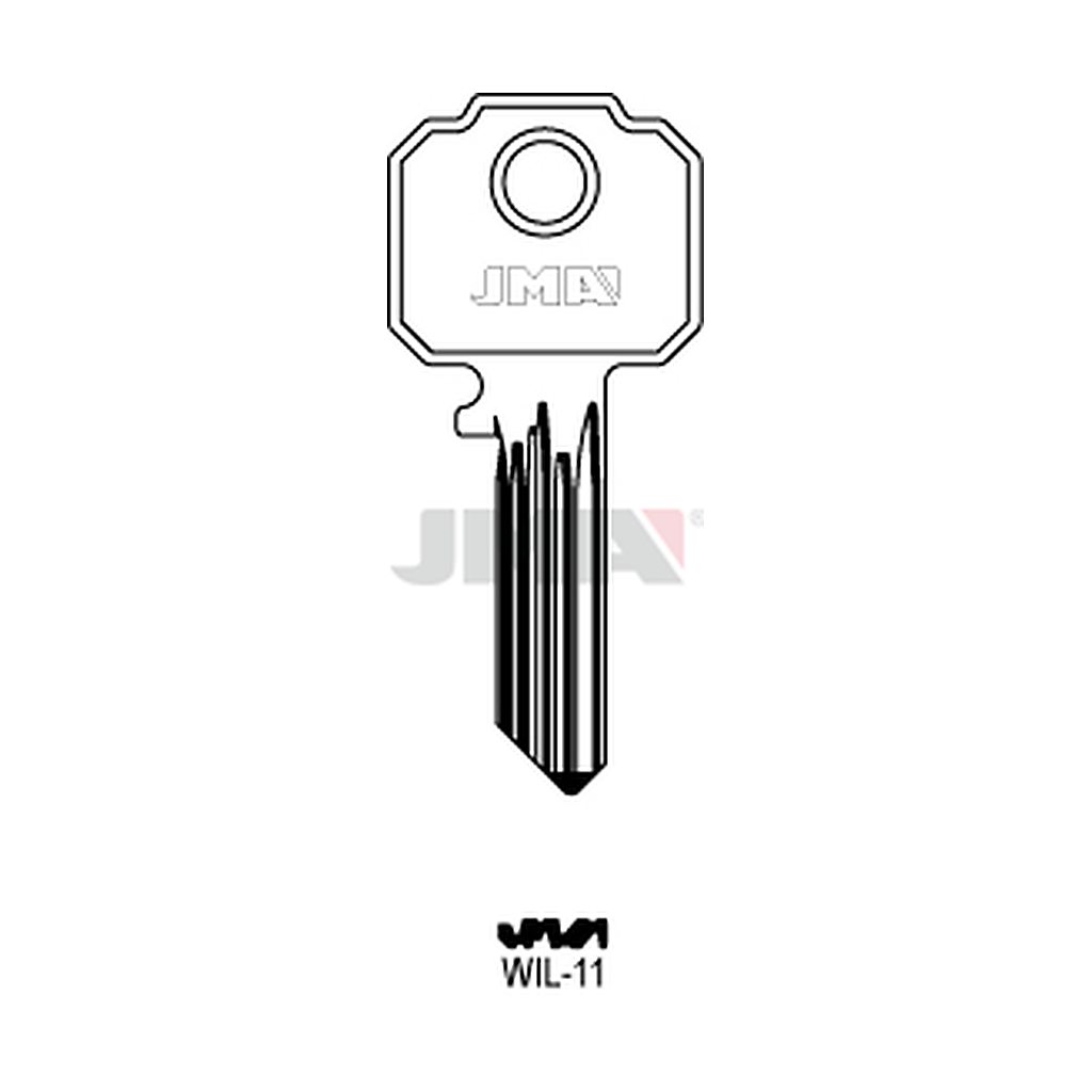 Clé plate ps acier WIL-11