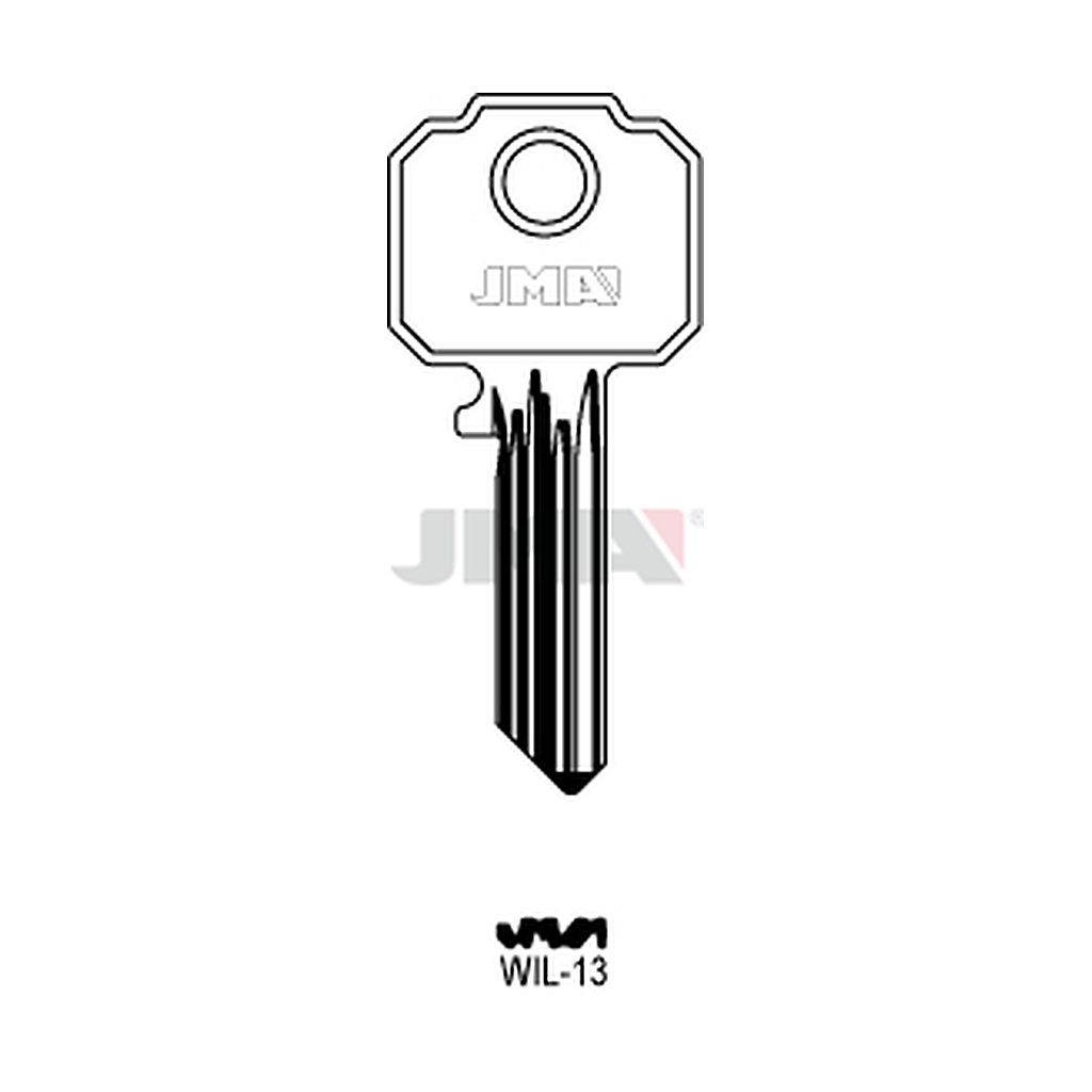 Clé plate ps acier WIL-13