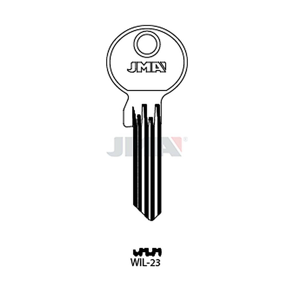 Clé plate ps acier WIL-23
