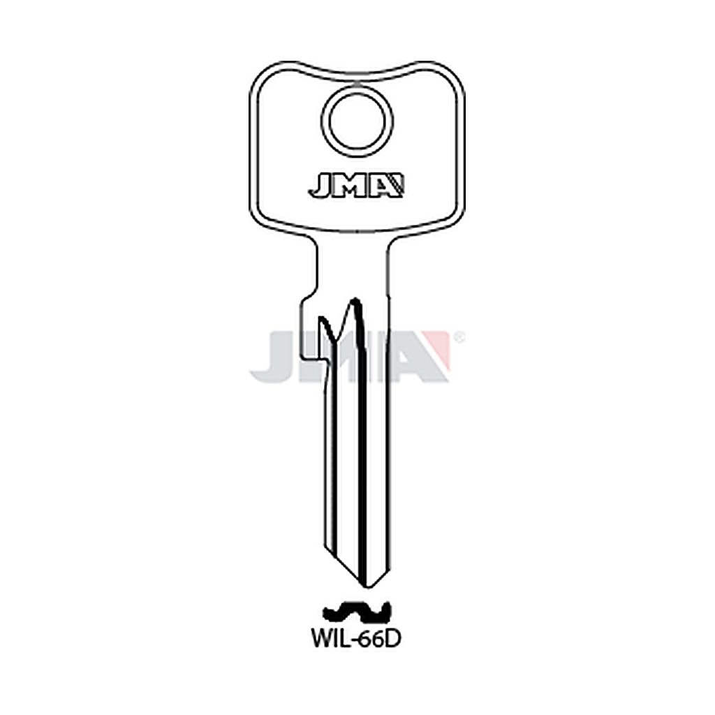 Clé plate acier WIL-66D
