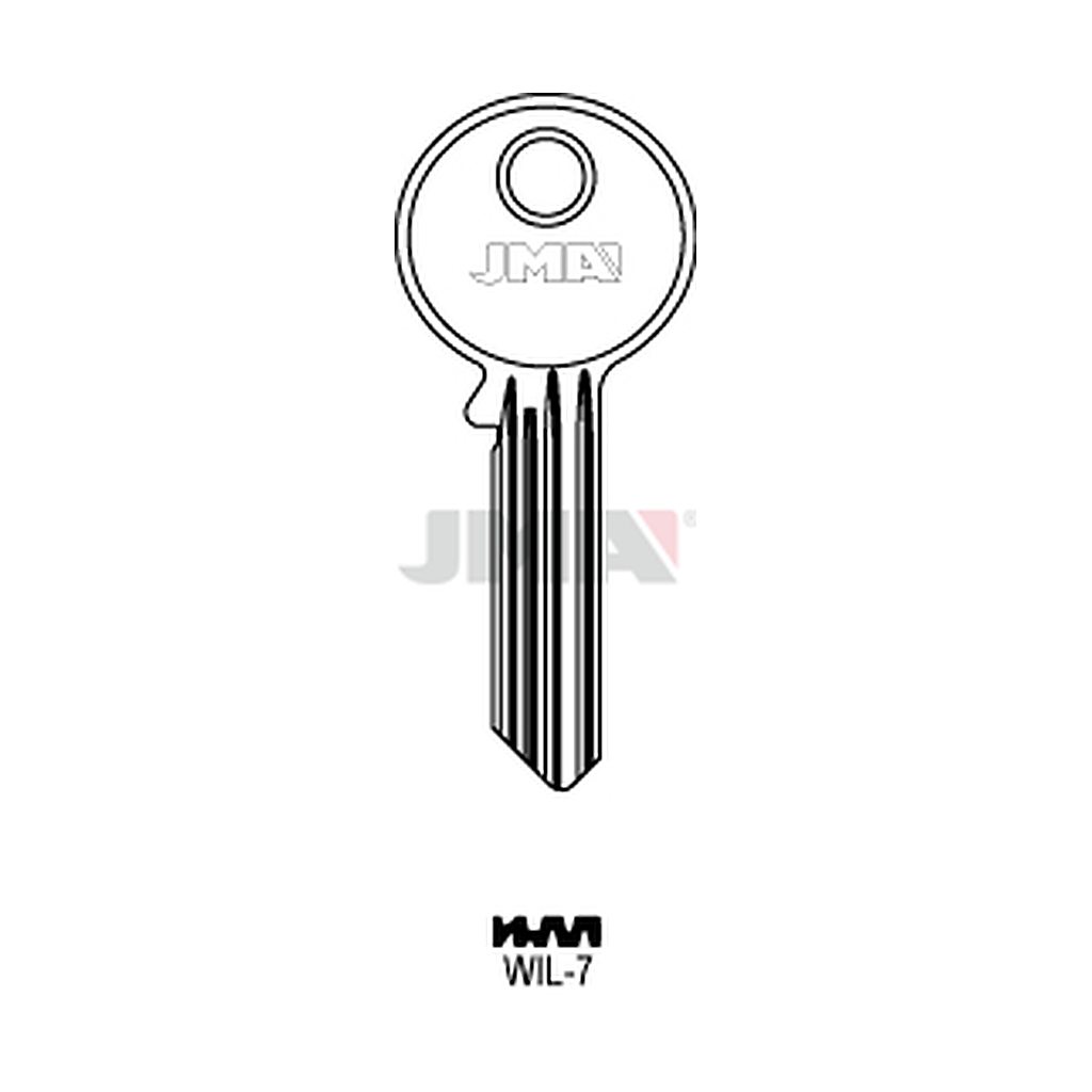 Clé plate ps acier WIL-7