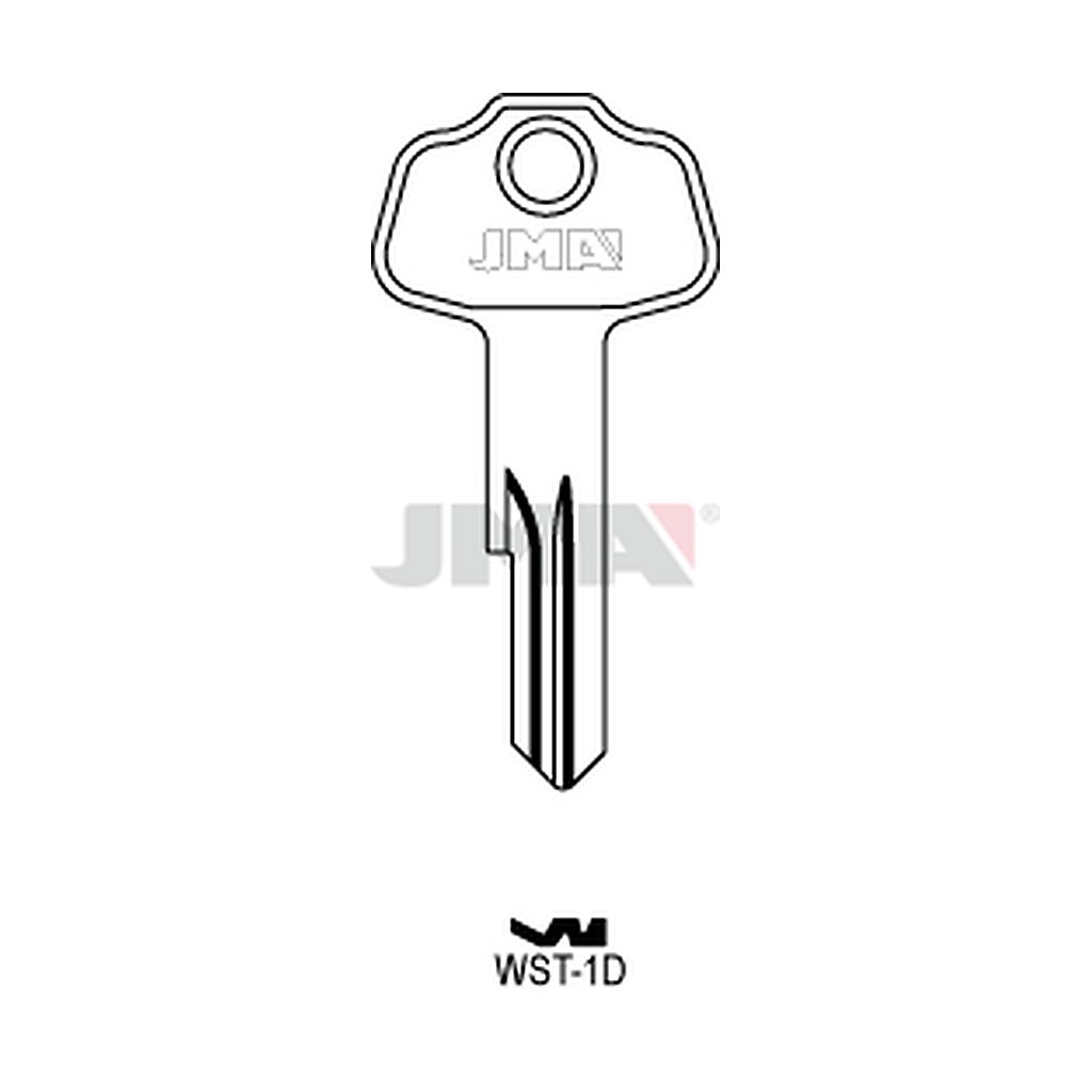 Clé plate acier WST-1D