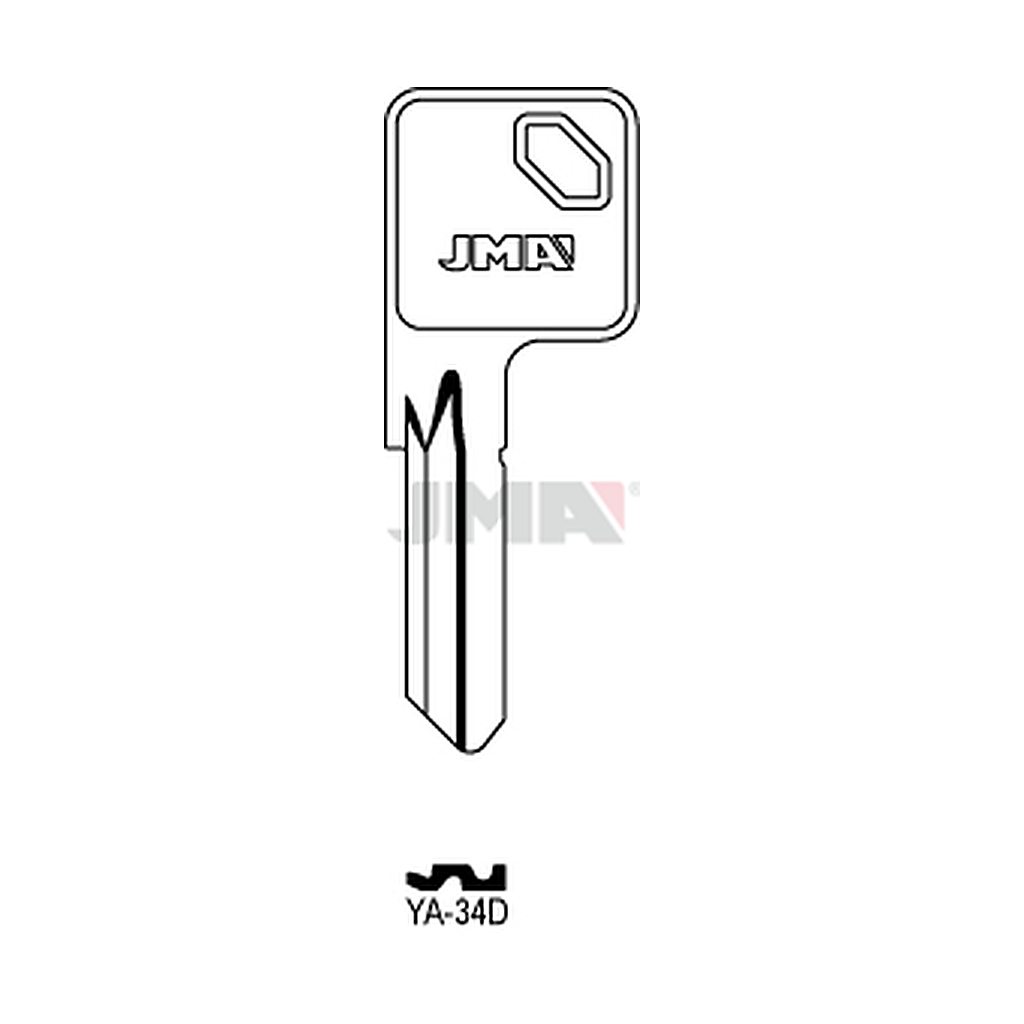 Clé plate laiton YA-34D