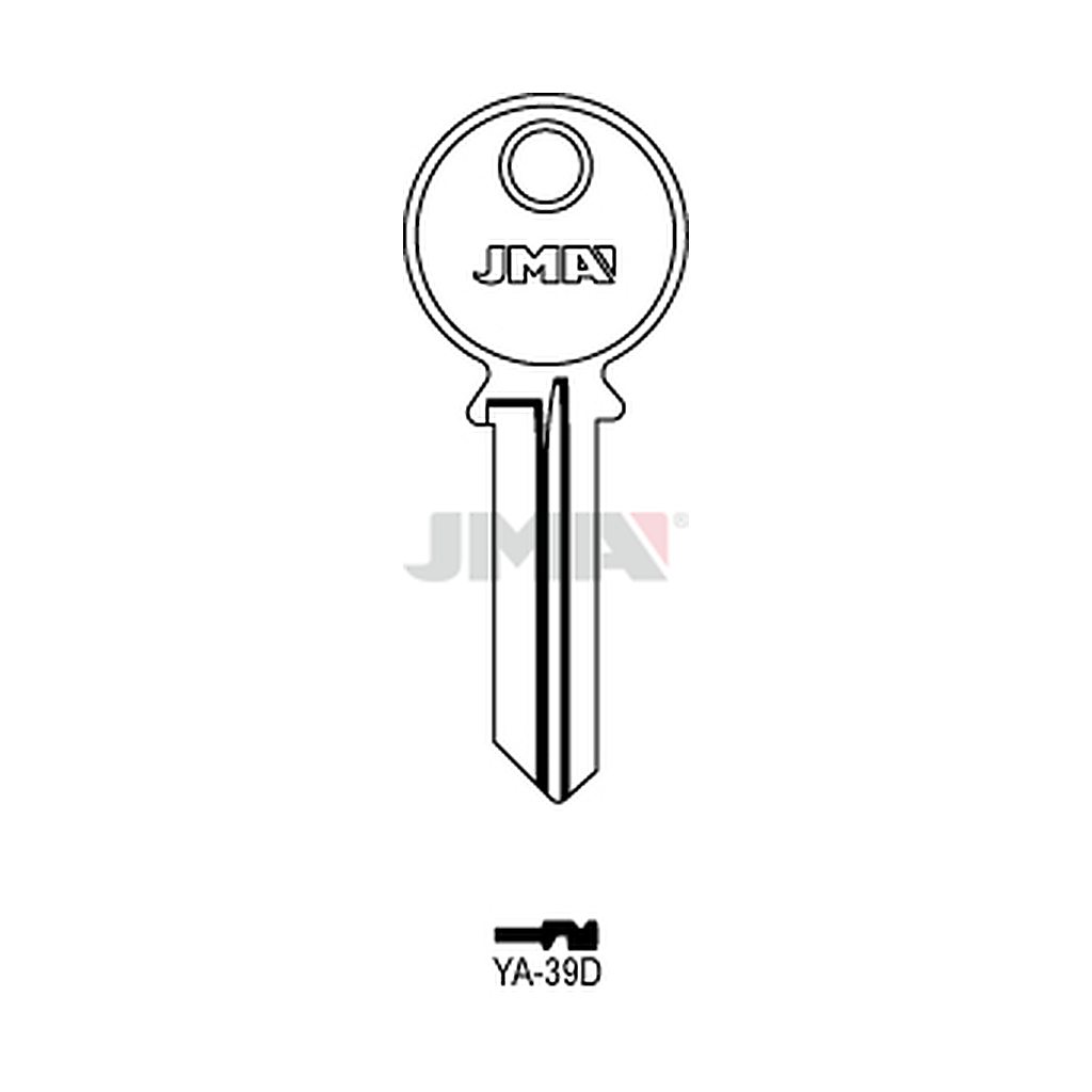 Clé plate acier YA-39D