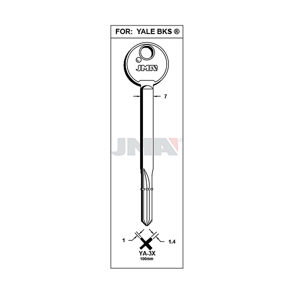 Clé cruciforme YA-3X