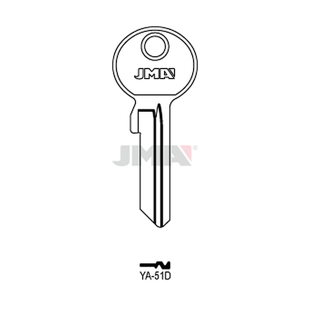 Clé plate acier YA-51D