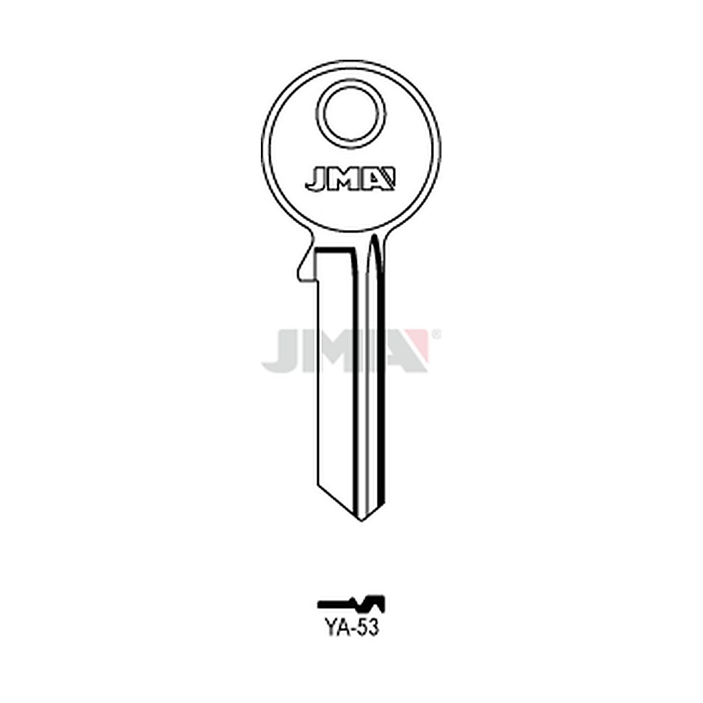 Clé plate acier YA-53
