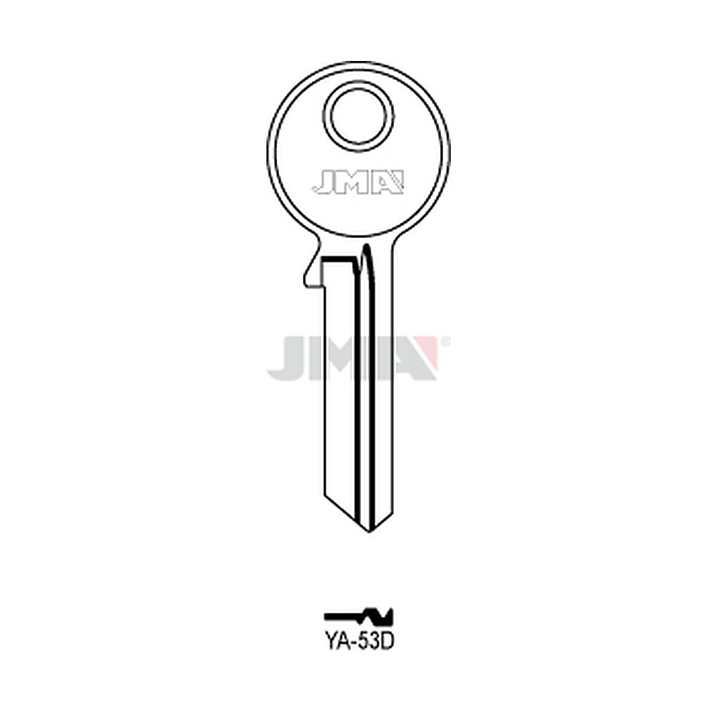 Clé plate acier YA-53D