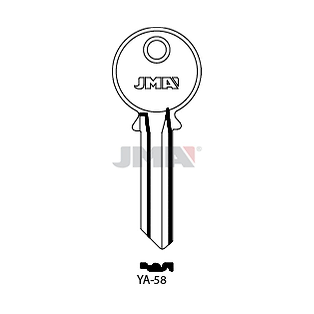 Clé plate ps laiton YA-58