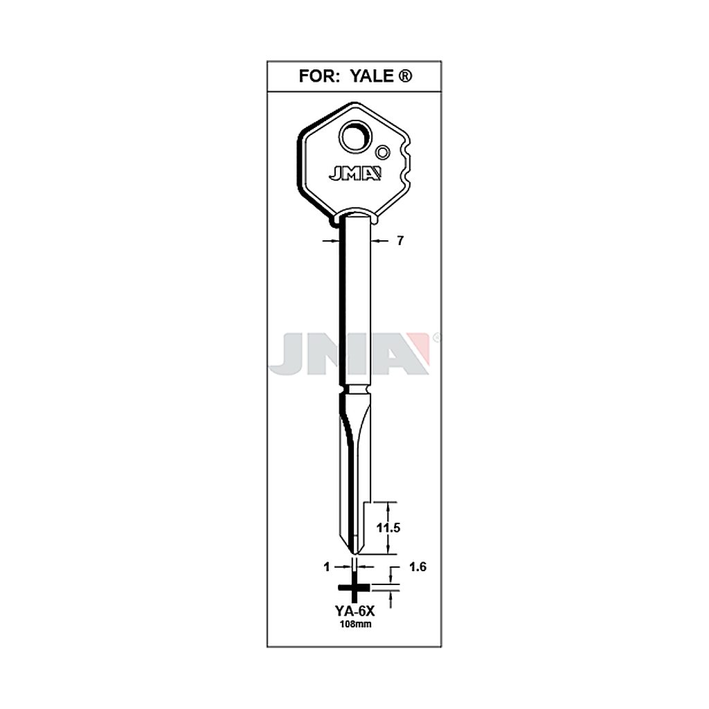Clé cruciforme YA-6X