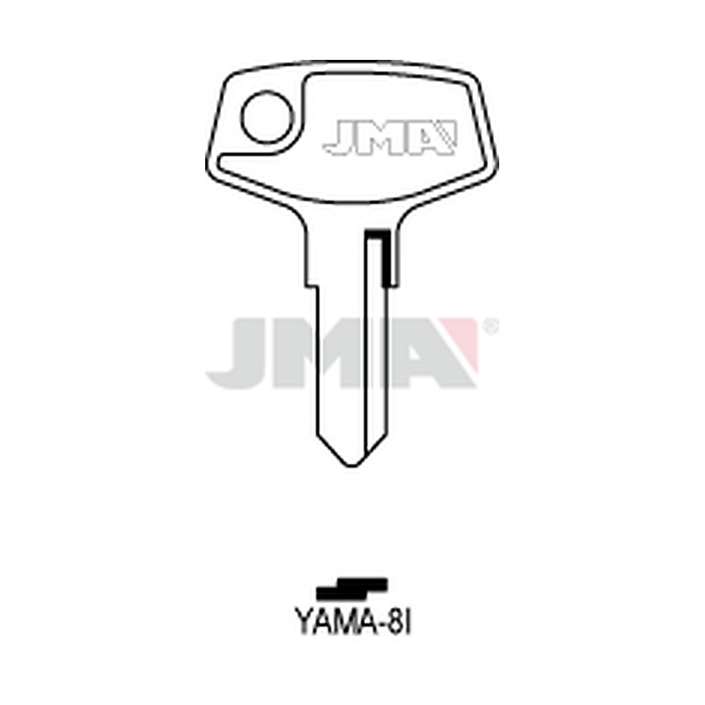 Clé plate acier YAMA-8I