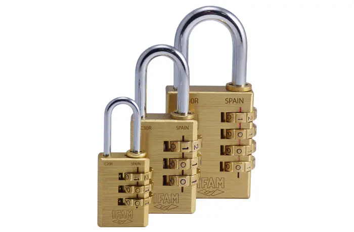 Cadenas à Chiffres C40R Laiton 40mm 
