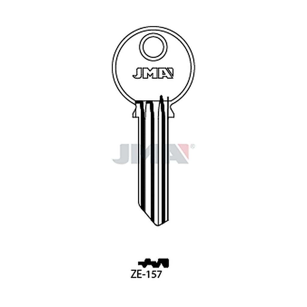 Clé plate ps laiton ZE-157