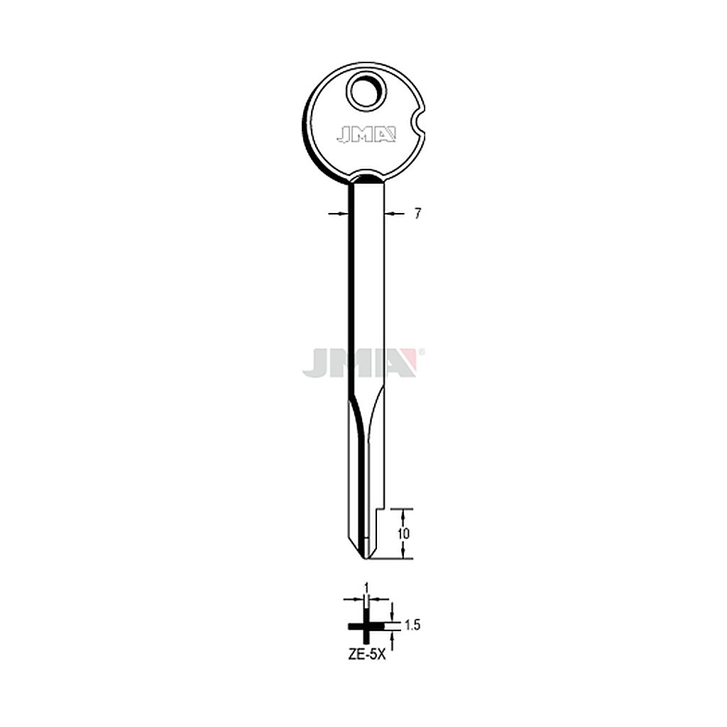 Clé cruciforme ZE-5X