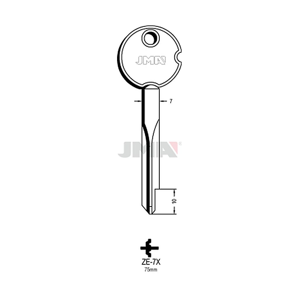 Clé cruciforme ZE-7X