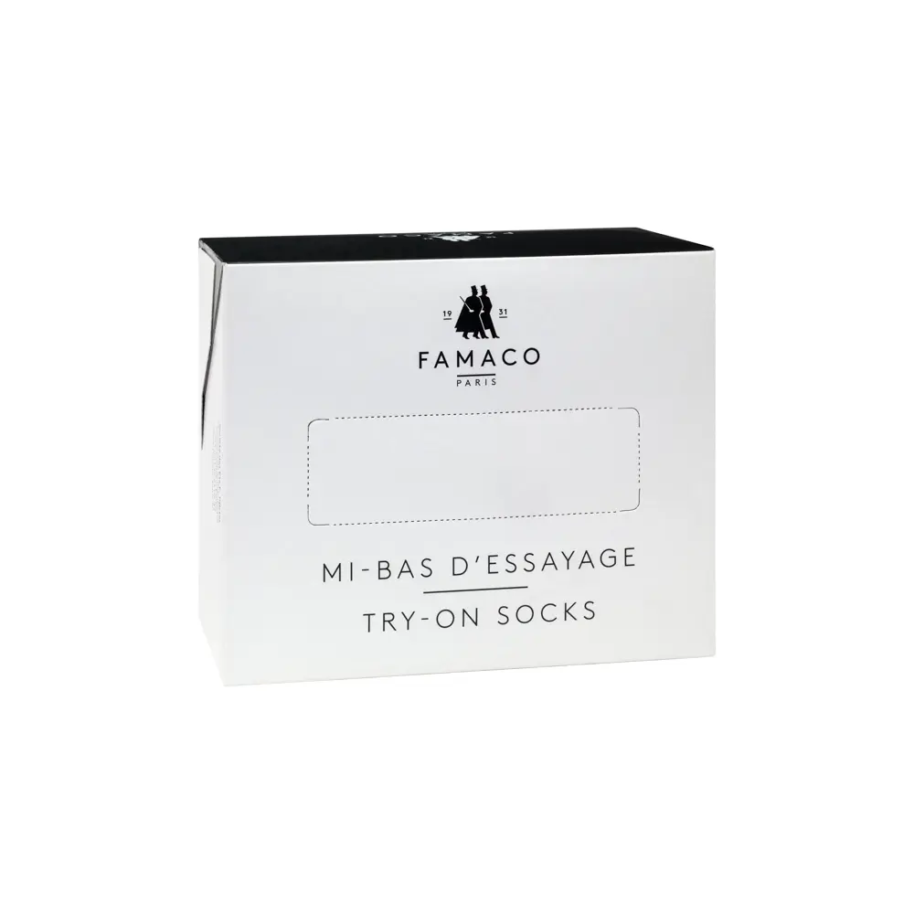Boîte de Bas d’Essayage Mousse 144 unités Famaco