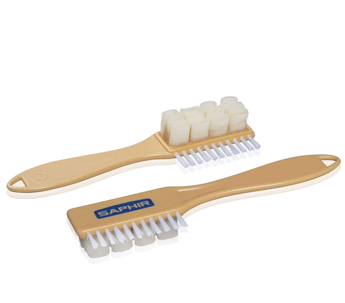 Brosse Daim Nubuck Microfibres Saphir