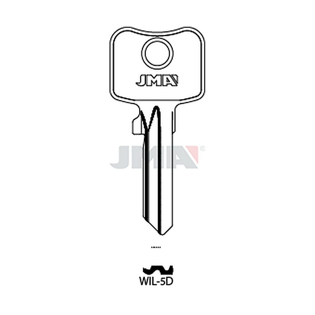 Clé plate acier WIL-5D