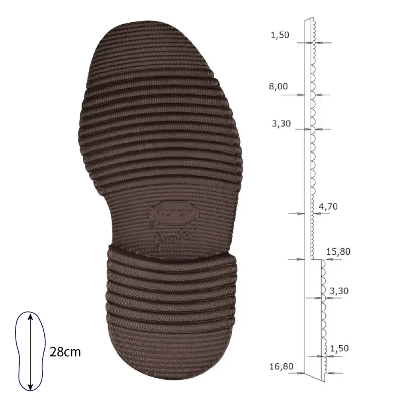 Semelles Liverpool 2600 Vibram