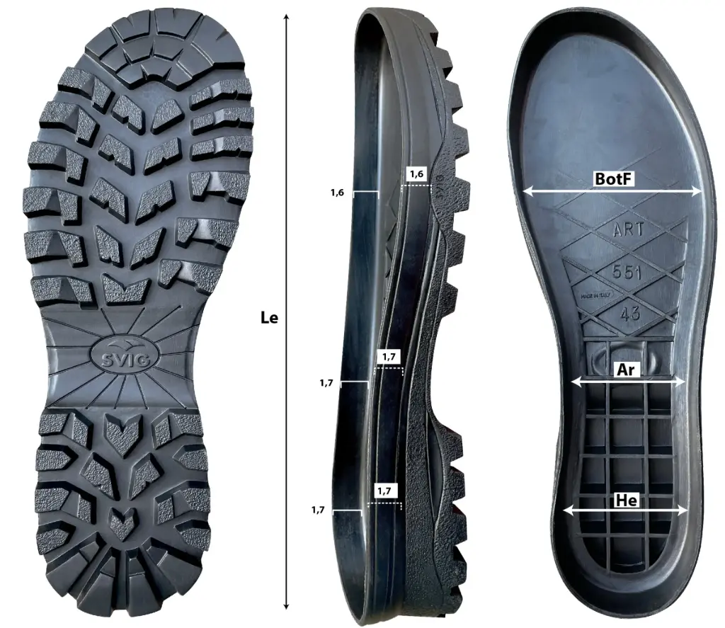 Semelles Outdoor 551 Svig