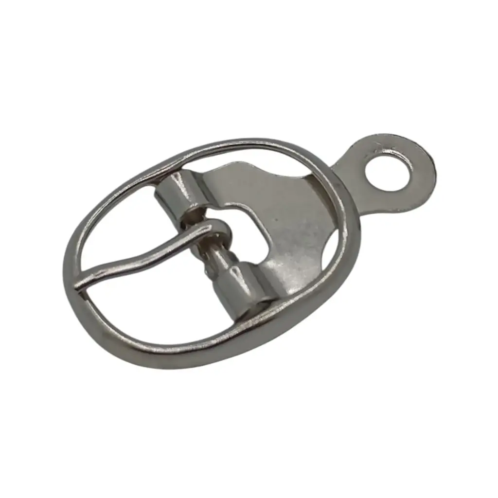 Boucle Chaussure 00117 (Ovale) Nickel 16mm - Paquet de 10