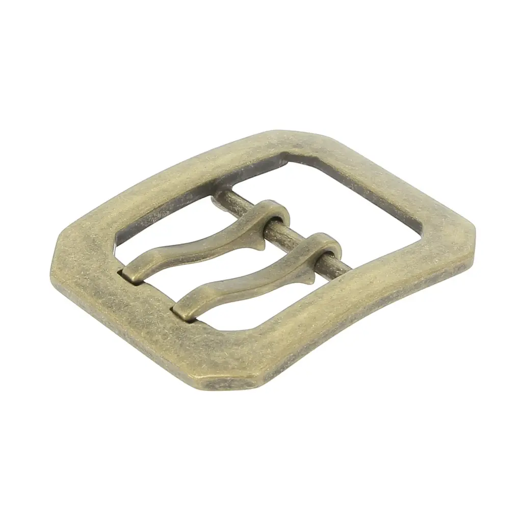 Boucle Ceinture 21500/2/40mm Dble 2 Ardillons Bronze 