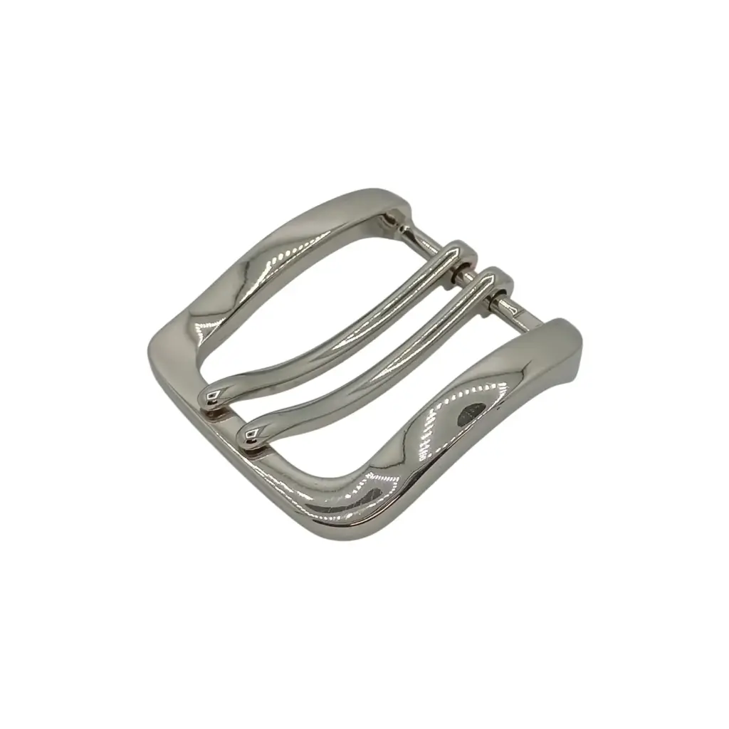Boucle ceinture 21207/2/40mm simpl.2 ardillons nick brillant
