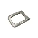 Boucle Ceinture 21675/40mm À Picot Nickel Mat