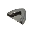 Embout Ceinture 07392/30mm Nickel Brillant